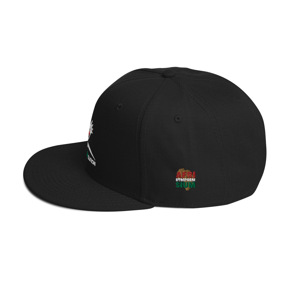 ReAfrikanization Black Snapback Hat