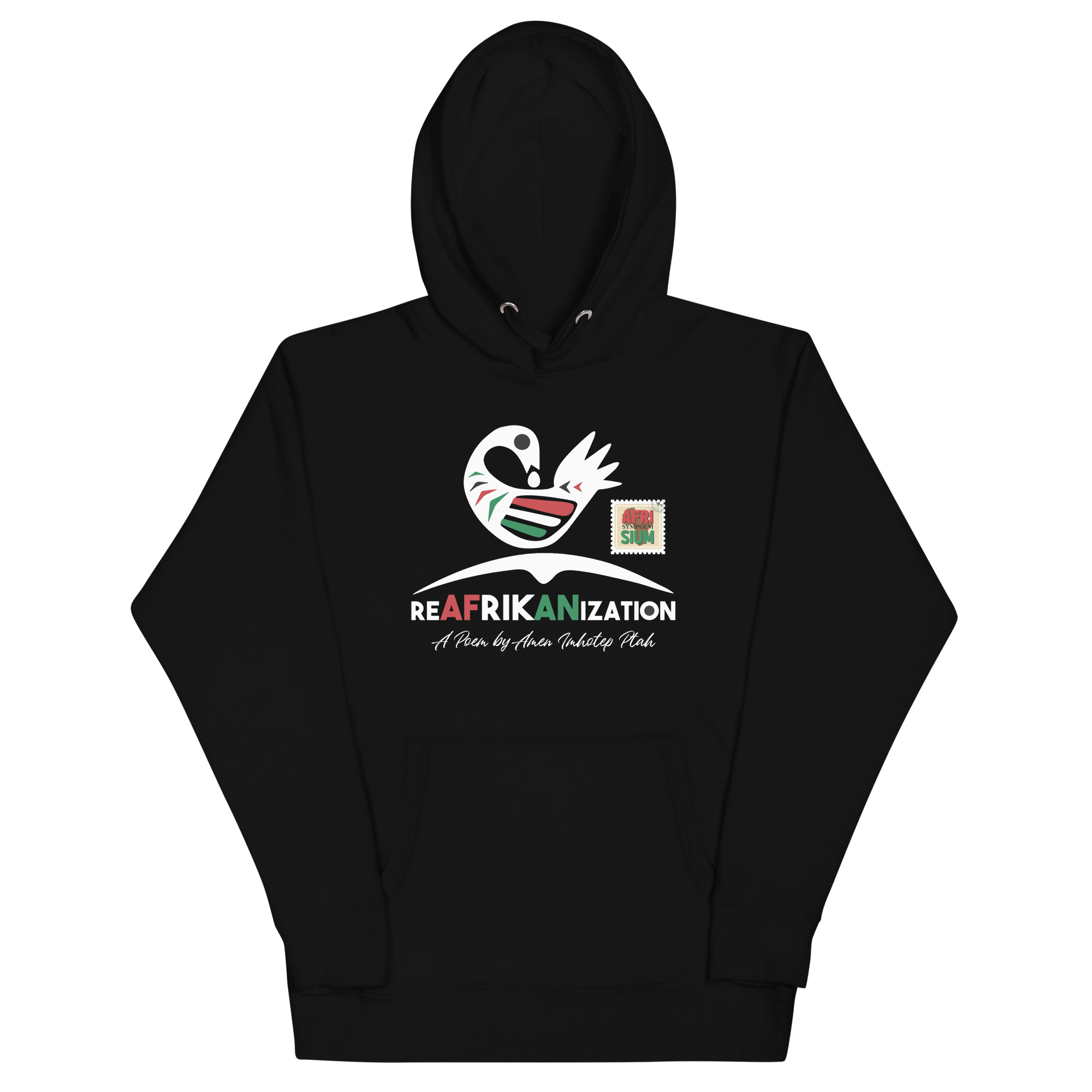 ReAfrikanization Black Unisex Hoodie