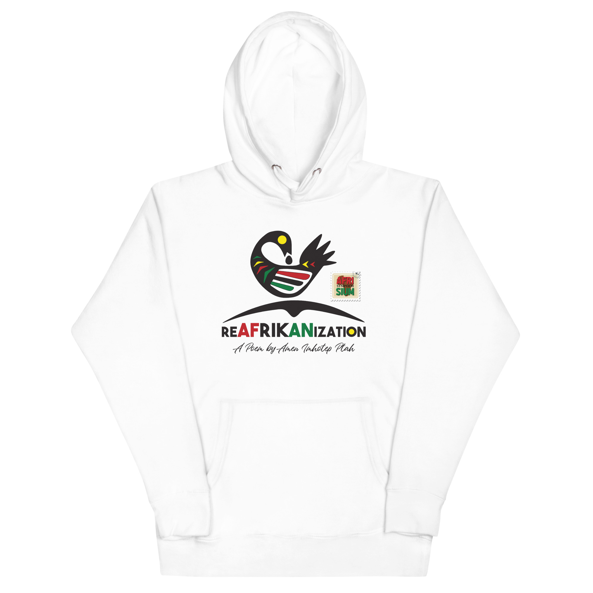 ReAfrikanization White Unisex Hoodie